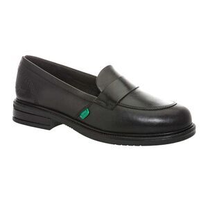 Kickers Womens/Ladies Lach Leather Loafers / Black